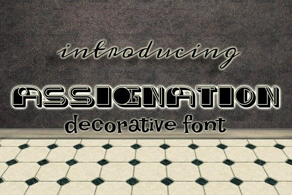 Assignation: The Cute Decorative Typeface for Scroll-Stopping Campaigns