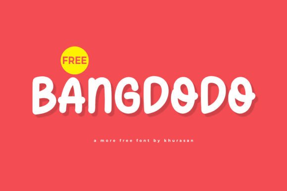 Bangdodo Typeface: A Modern Display Font for Creative Branding