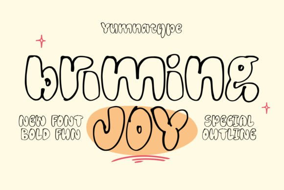 Brimming Joy: The Ultimate Free Display Font for Warm Designs