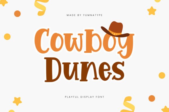 Cowboy Dunes: The Ultimate Free Display Font for Creative Projects
