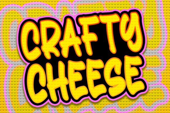 Crafty Cheese: A Whimsical Display Font for Engaging Web Design