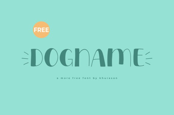 Dogname: A Modern Fancy Display Font for Elegant Branding