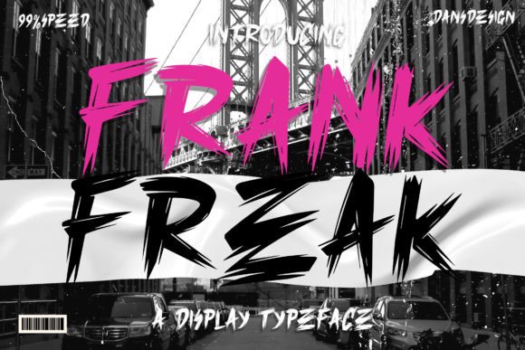 Frank Freak: The Premium Display Font for Scroll-Stopping Campaigns