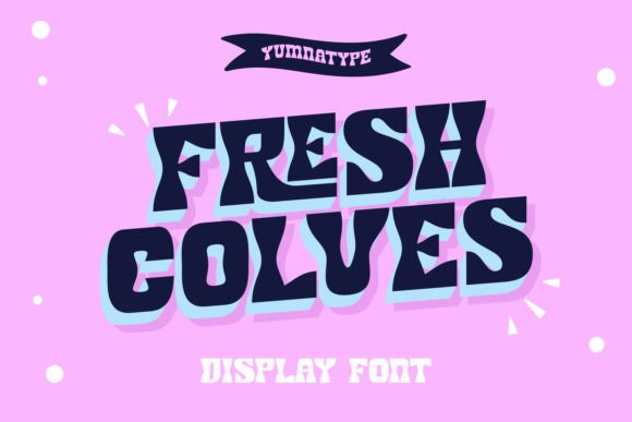Fresh Colves: A Bold Display Typeface for Modern Web Design