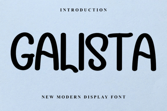 Galista: A Delicate Display Font for Elegant Editorial Design