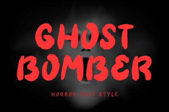 Ghost Bomber: A Spooky Display Font for Creators
