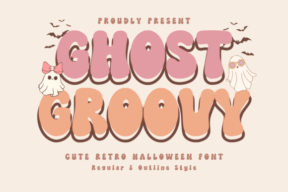 Ghost Groovy: The Bold Outline Typeface for Creative Branding