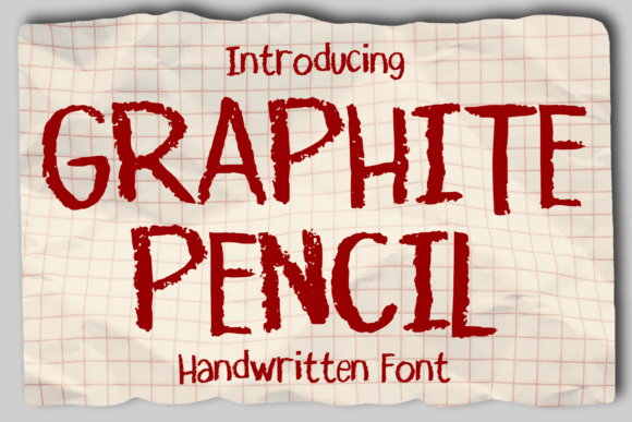 Graphite Pencil: The Handwritten Typeface for Authentic Branding