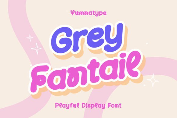 Grey Fantail: The Playful Display Font for Small Business Branding