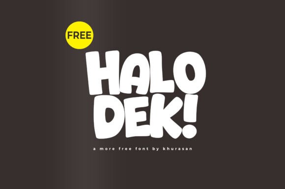 Halo Dek Typeface: A Modern Display Font for Creative Branding