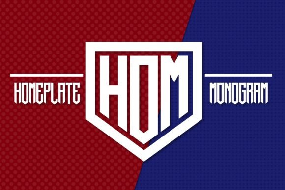 Home Plate: A Bold Display Font for Sports-Themed Editorial Design