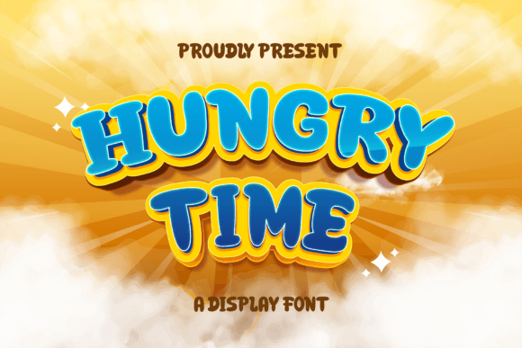Hungry Time: The Playful Display Font for Viral Kids' Content