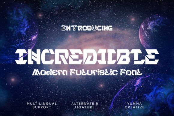 Incrediible: The Futuristic Typeface for Modern Editorial Design
