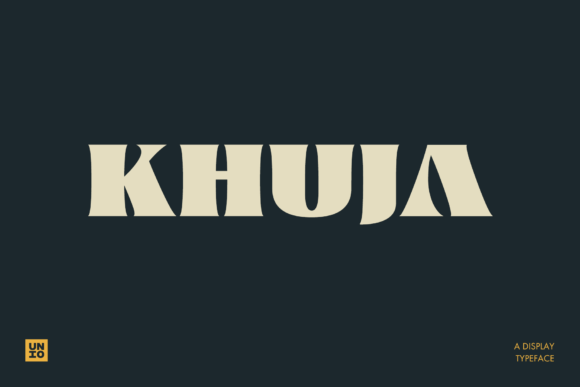 Khuja: The Premium Display Typeface for Modern Digital Brands