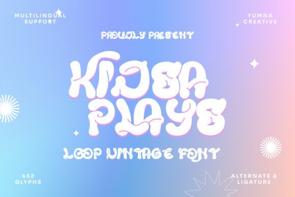 Kidsa Plays: The Vintage Display Font for Handmade Creators