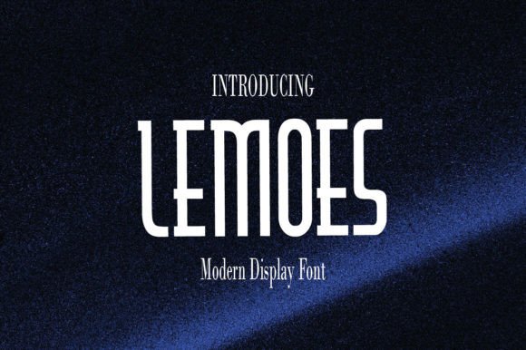Lemoes: A Modern Display Font for High-Impact Branding