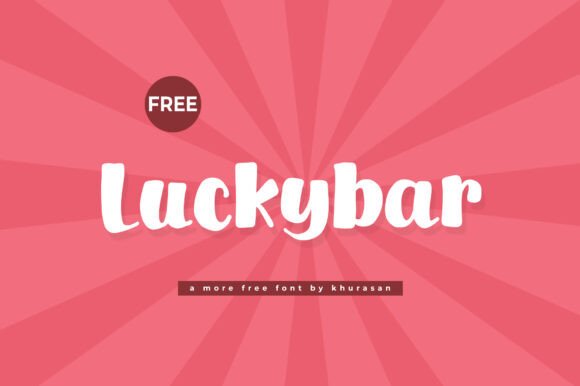 Luckybar: The Modern Cute Display Font for Brand Identity Projects