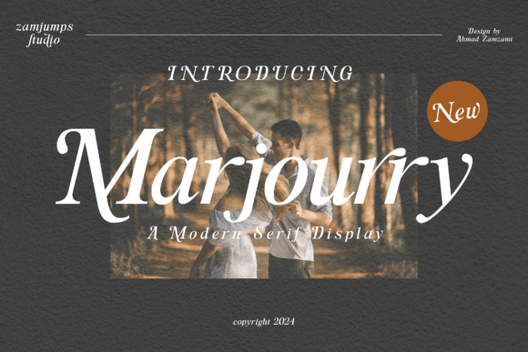 Marjourry: A Modern Serif Display Font for Premium Branding