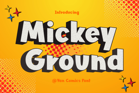 Mickey Ground: The Quirky Display Font for Handmade Shop Branding