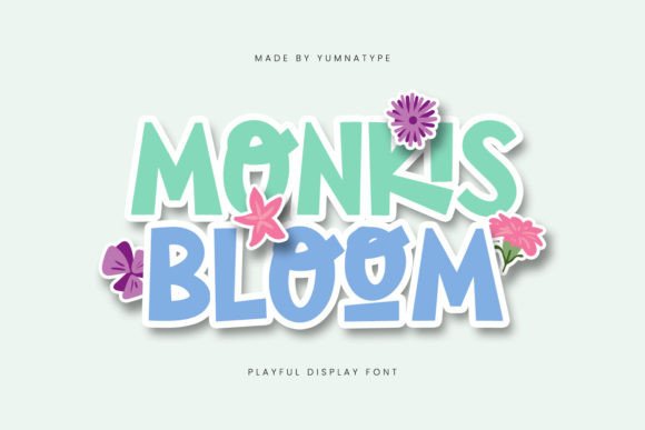 Monkis Bloom: The Playful Display Font for Scroll-Stopping Campaigns