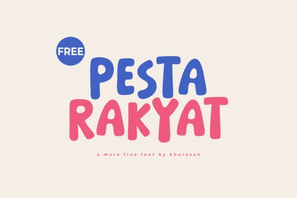 Pesta Rakyat: The Modern Display Font for Scroll-Stopping Visuals
