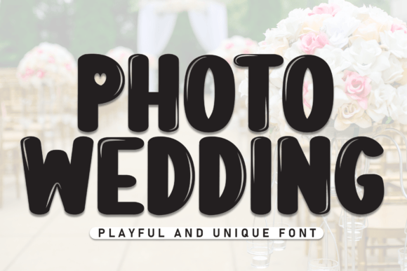 Photo Wedding: A Relaxed Display Typeface for Modern Editorial Design