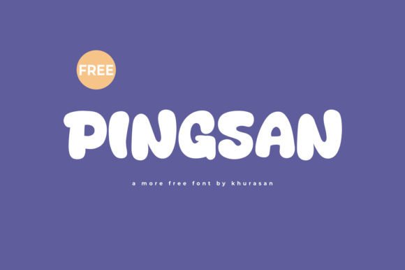 Pingsan Display Font for Modern Web Design