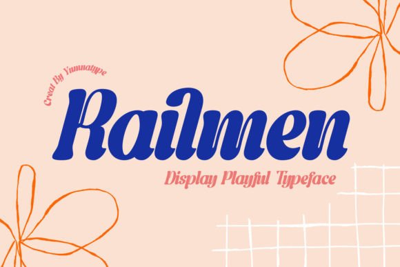 Railmen: A Delightful Display Font for Modern Web Design