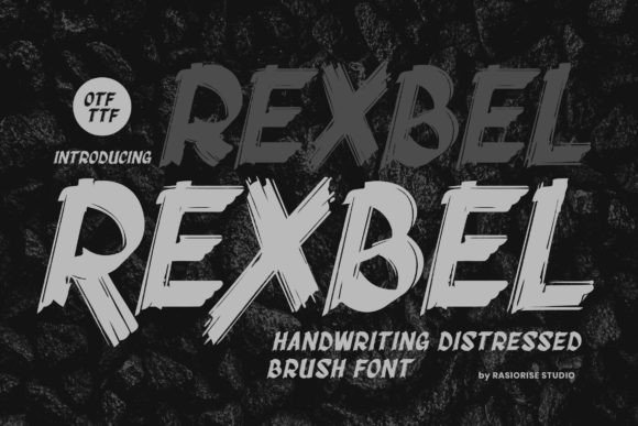Rexbel: A Bold Brush Font for Gritty Brand Identities
