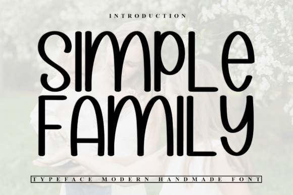 Simple Family: A Stylish Display Font for Creative Makers