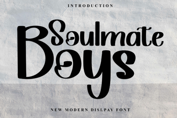 Soulmate Boys: The Ultimate Display Font for Elegant Branding