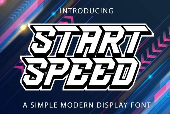 Start Speed Font: The Uppercase Typeface for Dynamic Branding