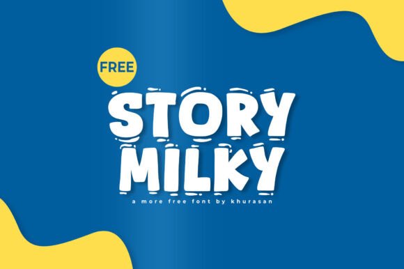 Story Milky: A Modern Display Typeface for Engaging Campaign Visuals