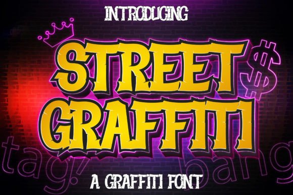 Street Graffiti: A Bold Display Font for Urban Brand Identity