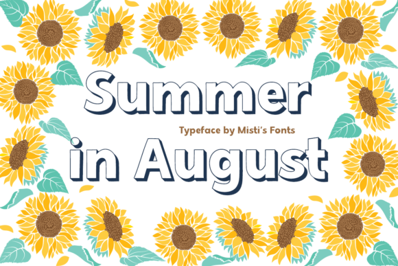 Summer in August Typeface for High-Impact Campaign Visuals