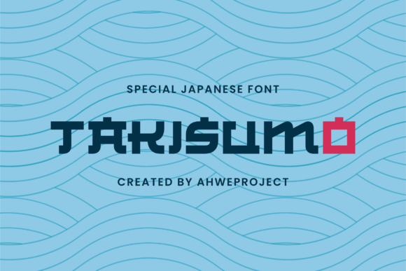 Takisumo: A Japanese-Inspired Display Font for Editorial Design
