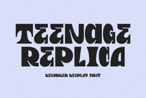 Teenage Replica: The Ultimate Edgy Display Font for Rebels