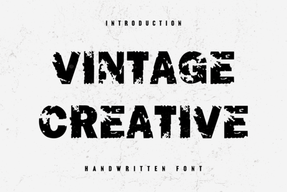 Vintage Creative Typeface for Distressed Campaign Design