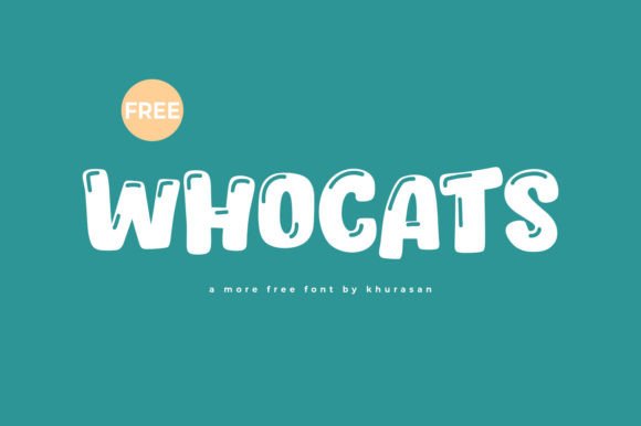 Whocats Display Font for Professional Branding