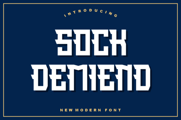 Why Sock Demiend Is the Ultimate Display Font for Modern Editorial Design